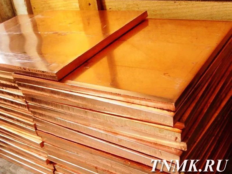 Плита медная 150х600х1500 мм ГПРХХ М3р ГОСТ 1173-2006 купить в Симферополе